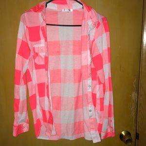 Neon Pink Flannel
